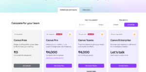 Canva Pricing image