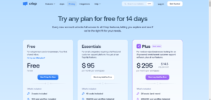 Crisp is a customer support platform Pricing - TrendInSaas