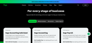 Sage - Great for small businesses- trendinsaas