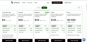 Woodpecker pricing - TrendinSaas