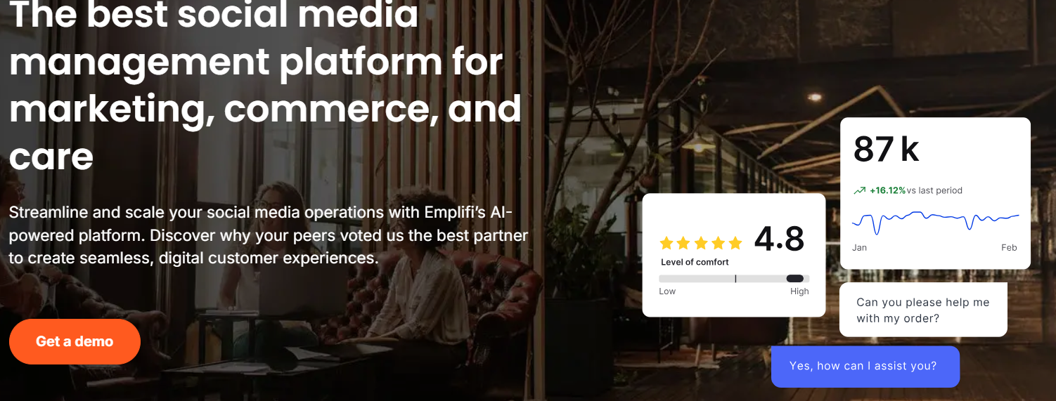 Emplifi offers custom pricing based on a company's needs