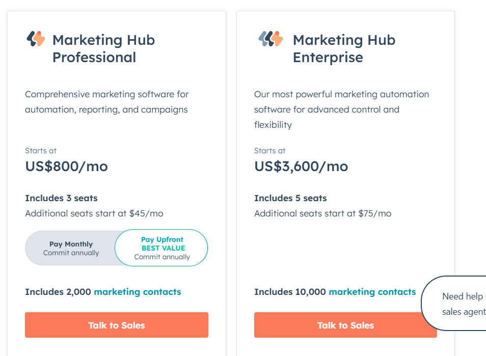 HubSpot’s social media management tools are part of the Marketing Hub