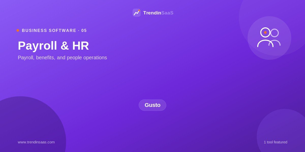 Payroll and HR Tools